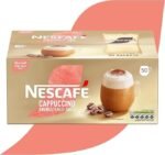 Cappuccino Unsweetened Taste Instant Coffee Sachets - 50 x 14.2g - Image 2
