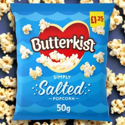 Butterkist Simply Salted Popcorn 50g £1.25 PMP