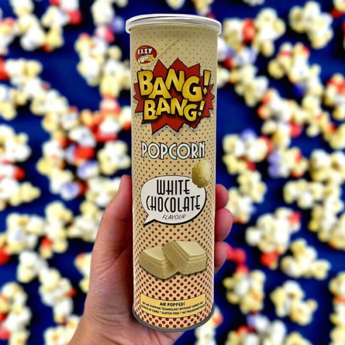 Bang Bang Popcorn White Chocolate 85g - Image 1