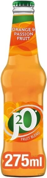 Orange & Passion Fruit Juice Drink (6 x 275ml Glass Bottles) - Image 2